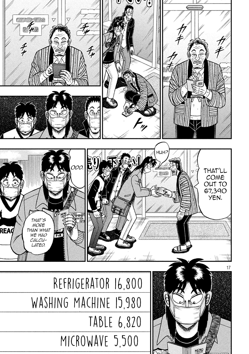 Tobaku Datenroku Kaiji - One Poker Hen Chapter 381 #17