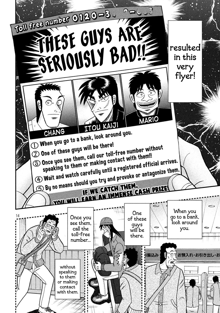 Tobaku Datenroku Kaiji - One Poker Hen Chapter 329 #13