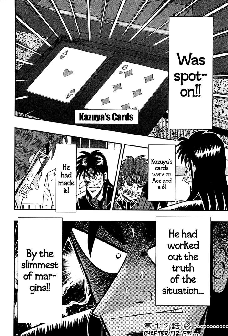 Tobaku Datenroku Kaiji - One Poker Hen Chapter 112 #21