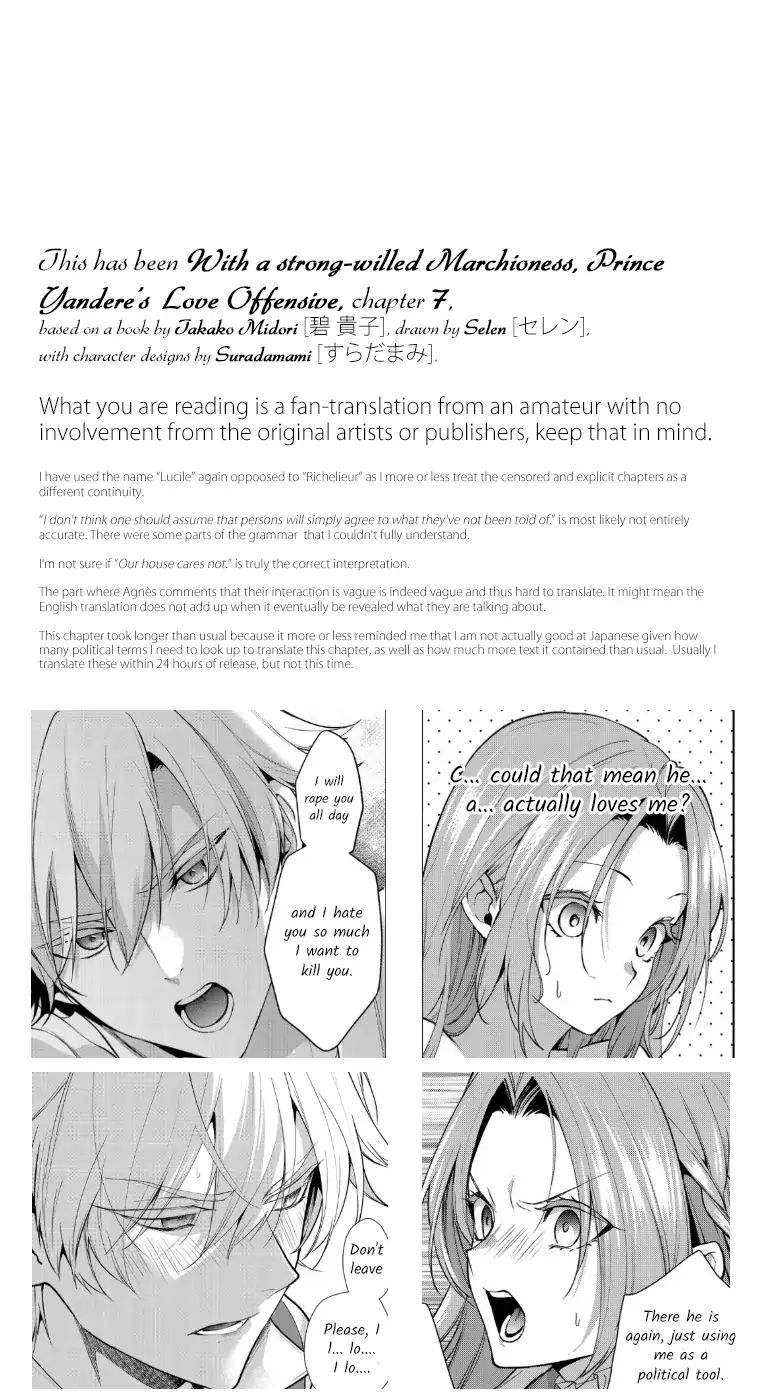 With A Strong-Willed Marchioness, Prince Yandere’S Love Offensive Chapter 7 #36