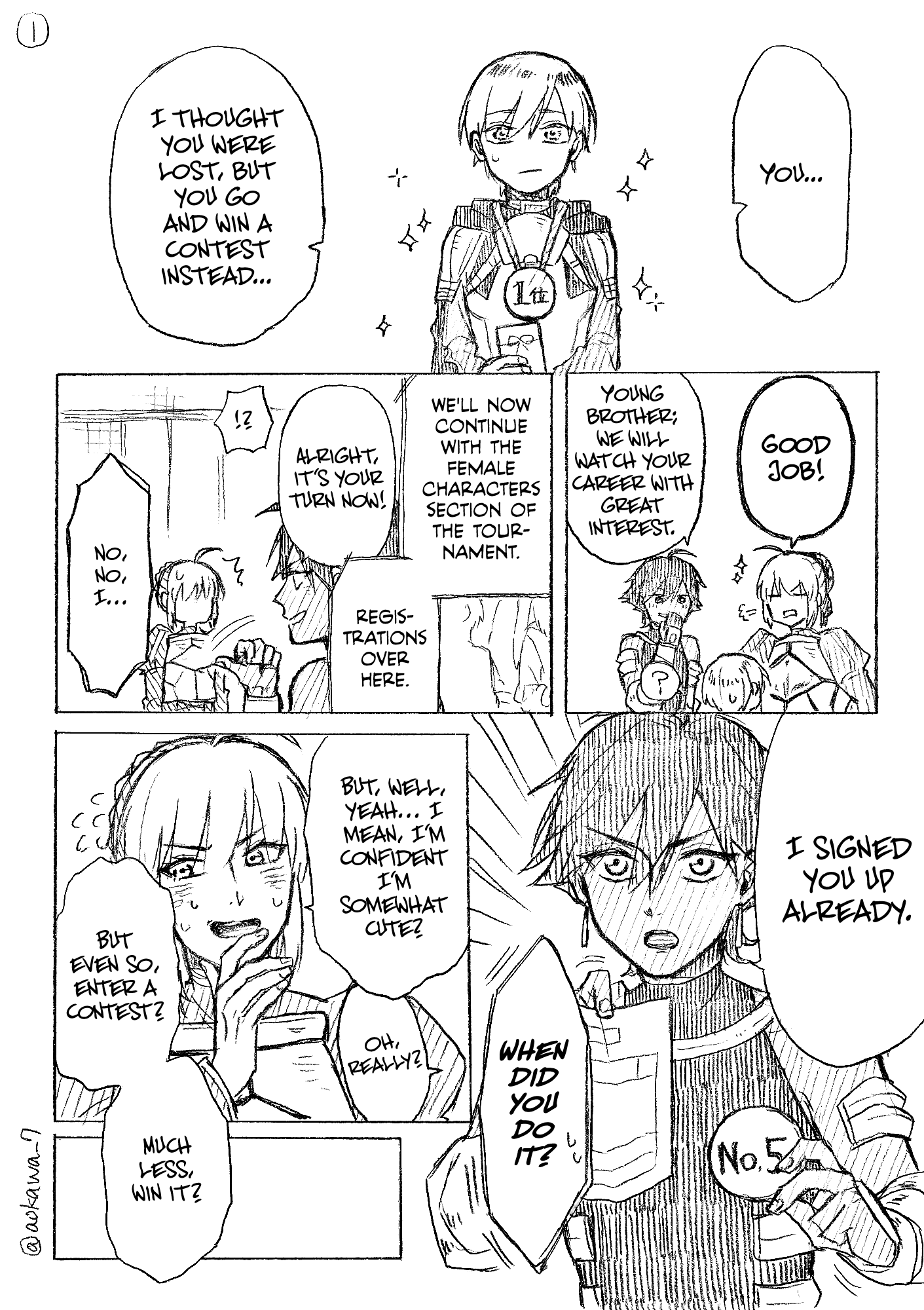 The Manga Where A Crossdressing Cosplayer Gets A Brother Chapter 4.3 #1