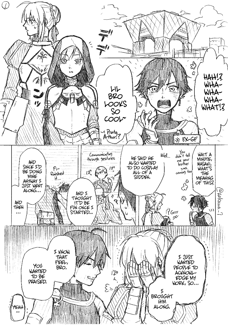 The Manga Where A Crossdressing Cosplayer Gets A Brother Chapter 2.3 #1