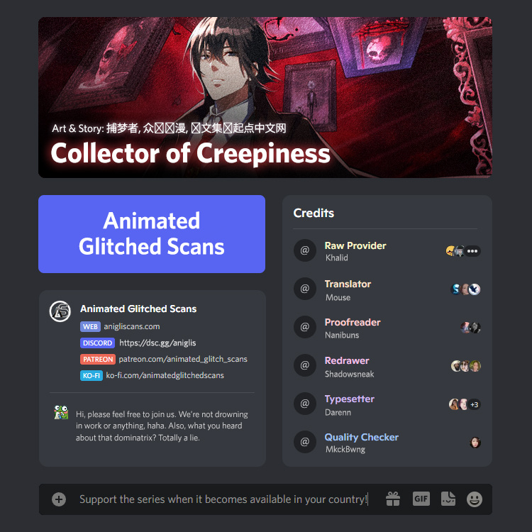 Collector Of Creepiness Chapter 1 #1