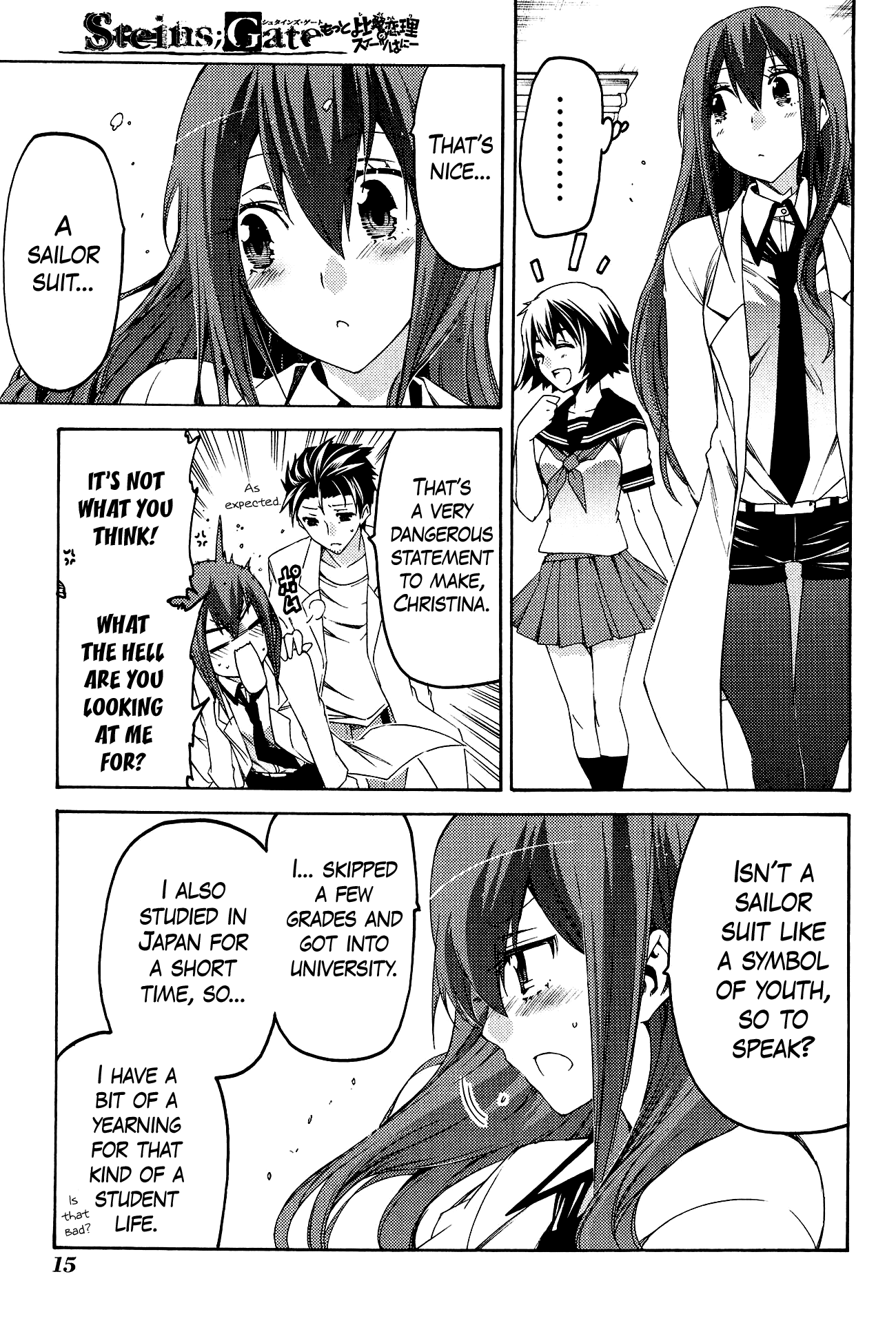 Steins;gate - Hiyoku Renri No Sweets Honey Chapter 7 #17