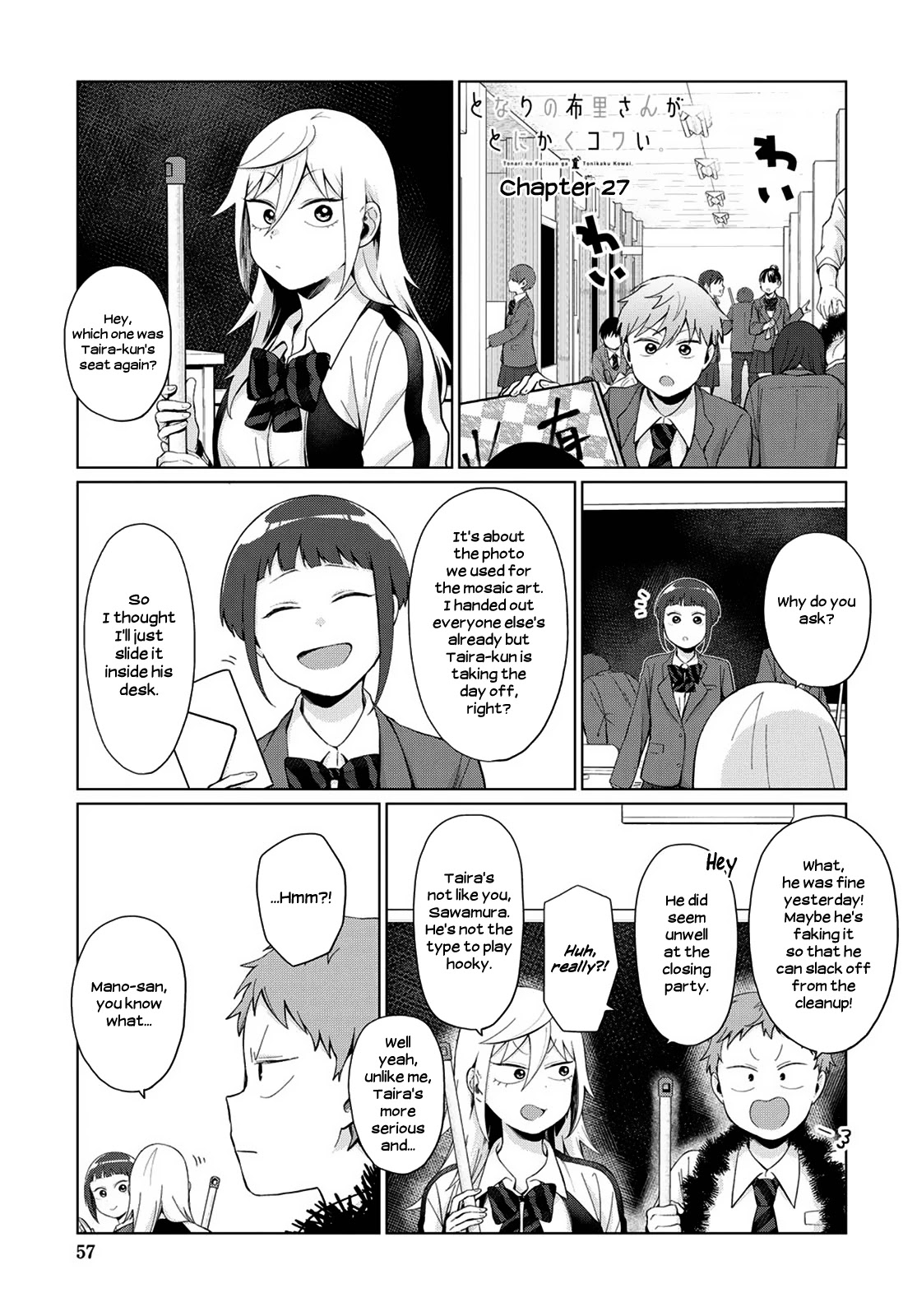 Tonari No Furi-San Ga Tonikaku Kowai Chapter 27 #1