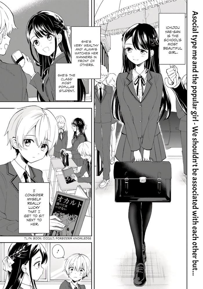 Ichijou-San Wa Kao Ni Deyasui Chapter 0 #3