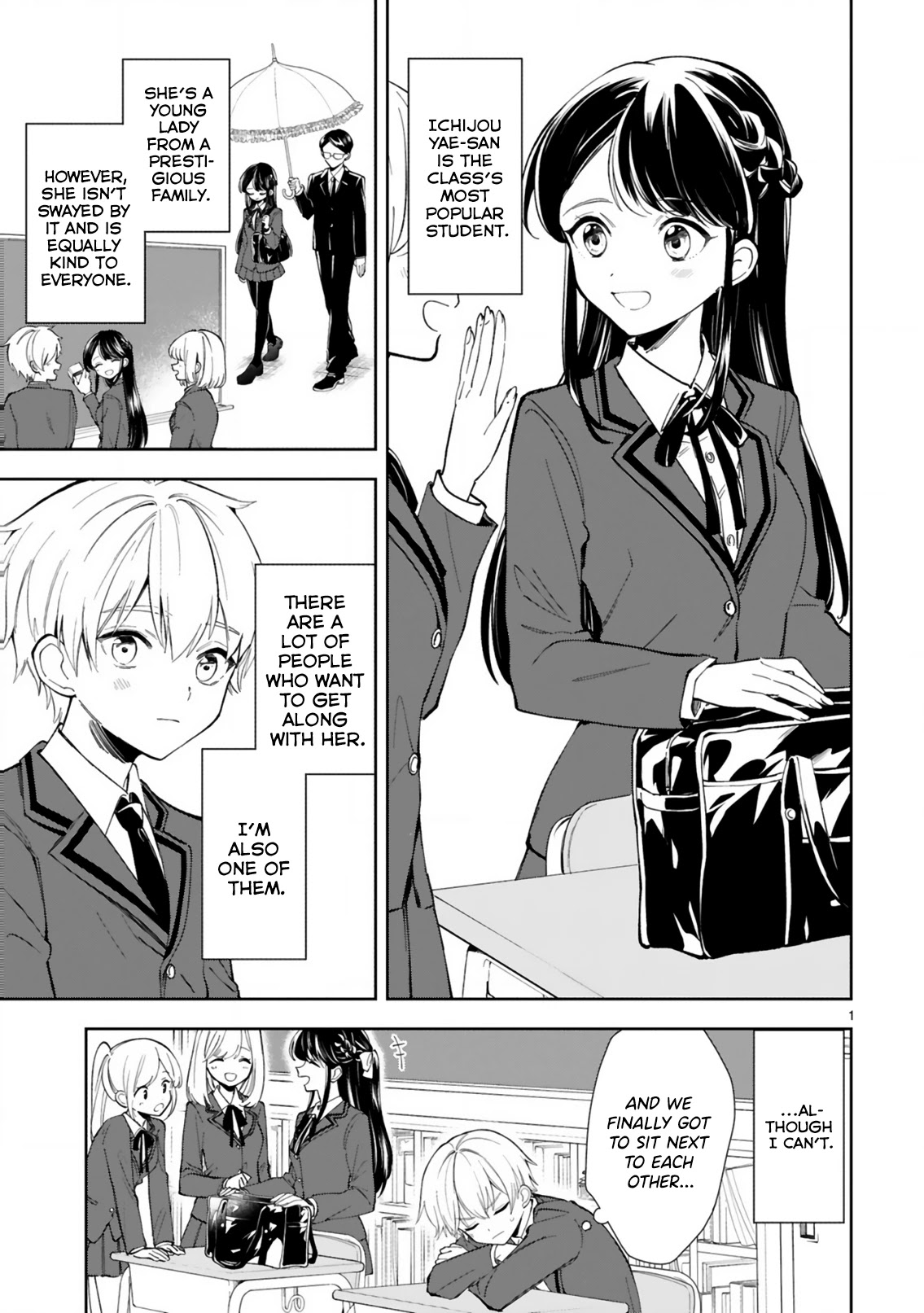 Ichijou-San Wa Kao Ni Deyasui Chapter 1 #1