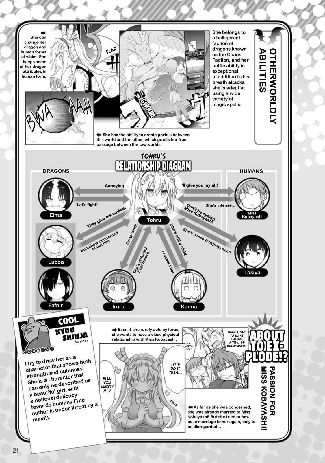 Kobayashi-San Chi No Maid Dragon Official Guidebook Chapter 3 #2