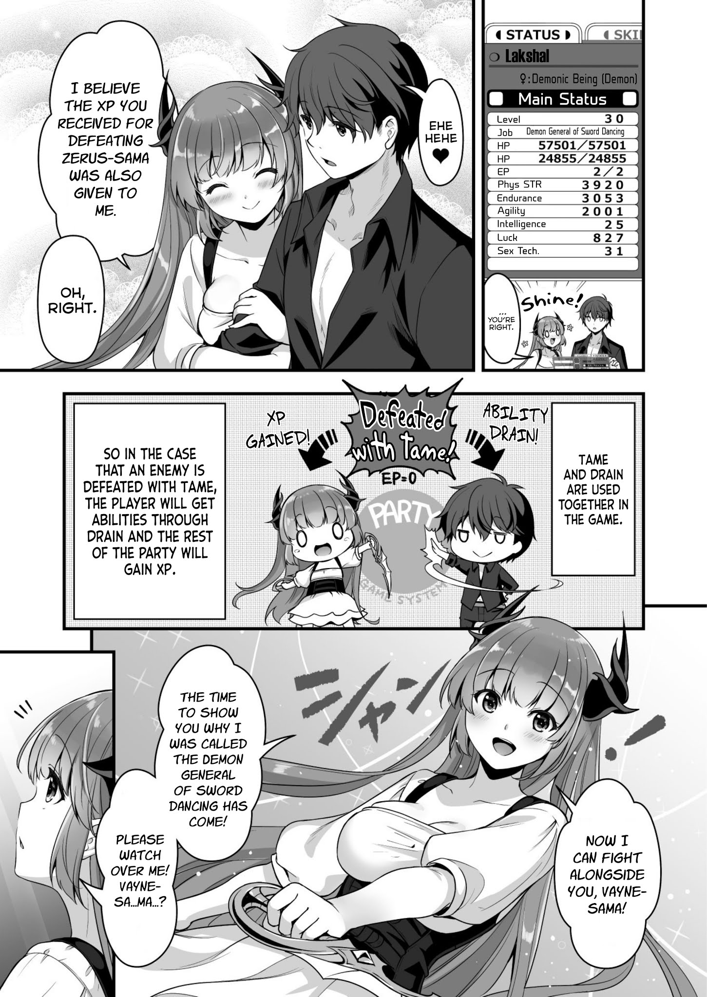 Vr Eroge Yattetara Isekai Ni Tensei Shita No De, Bishoujo Maou Wo Doreika Suru: Cross Out Saber Chapter 5 #7