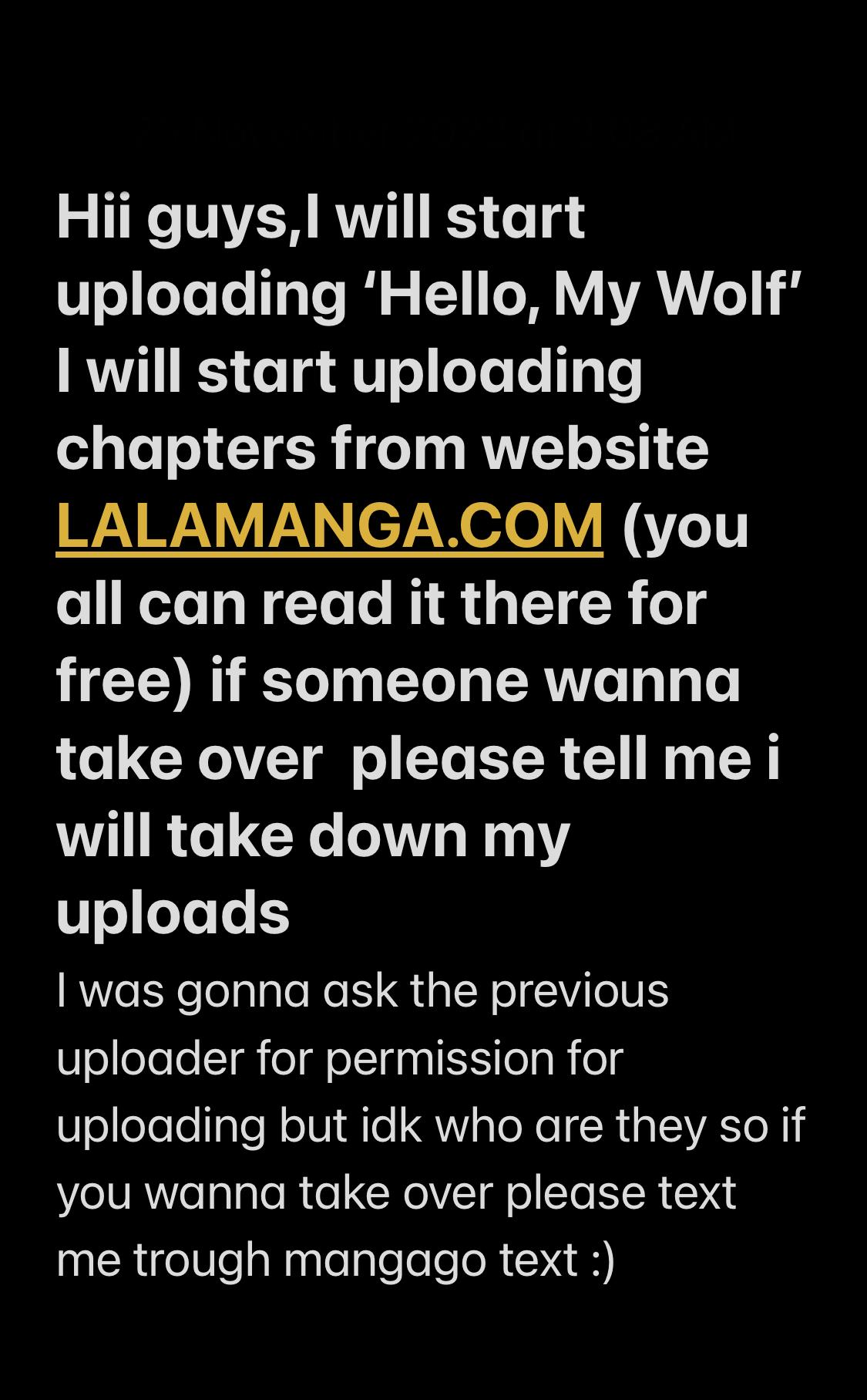 Hello, My Wolf Chapter 8 #1