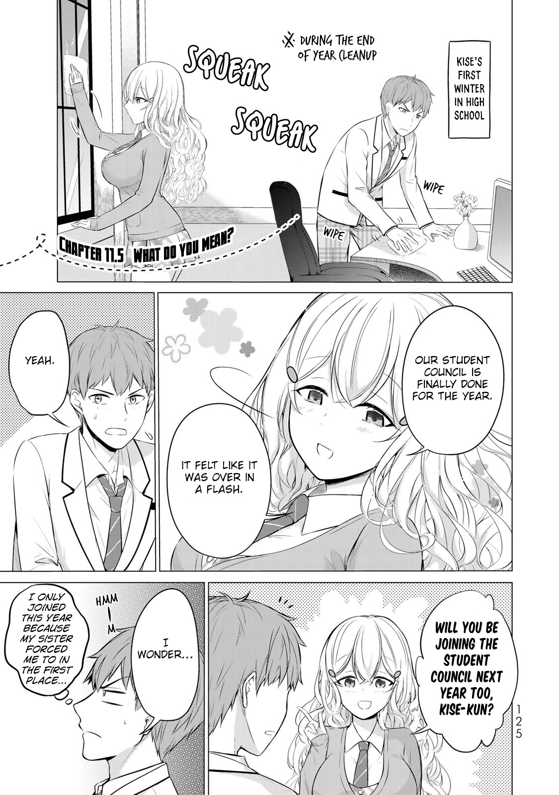 The Student Council President Solves Everything On The Bed Chapter 11.5 #2