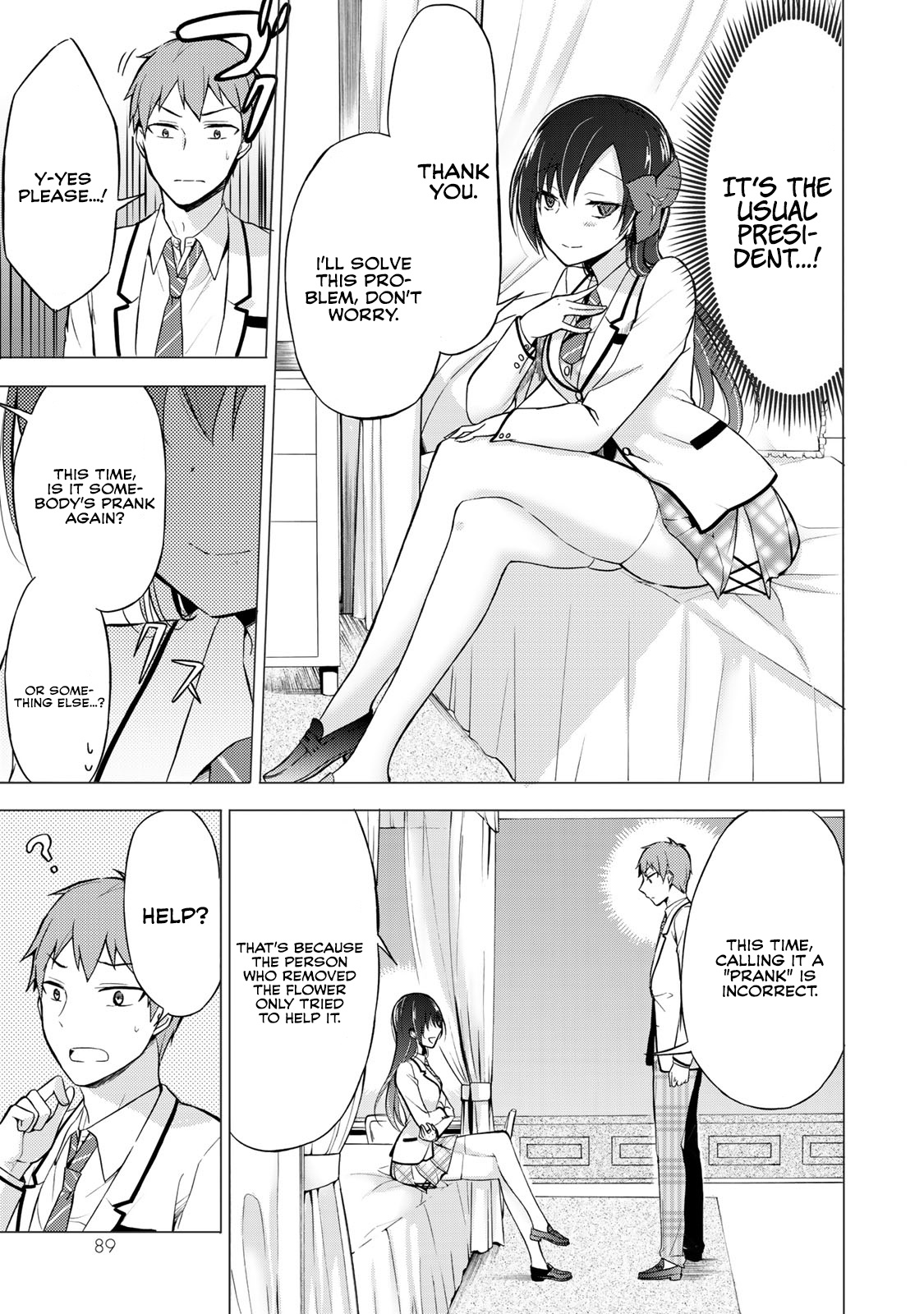 The Student Council President Solves Everything On The Bed Chapter 2.2 #19