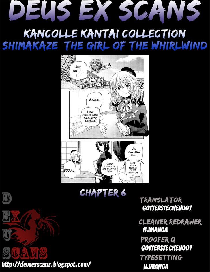 Kantai Collection - Kankore - Shimakaze Tsumujikaze No Shoujo Chapter 6 #13