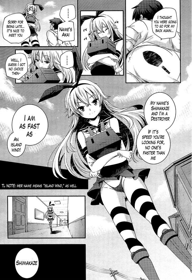 Kantai Collection - Kankore - Shimakaze Tsumujikaze No Shoujo Chapter 1 #27