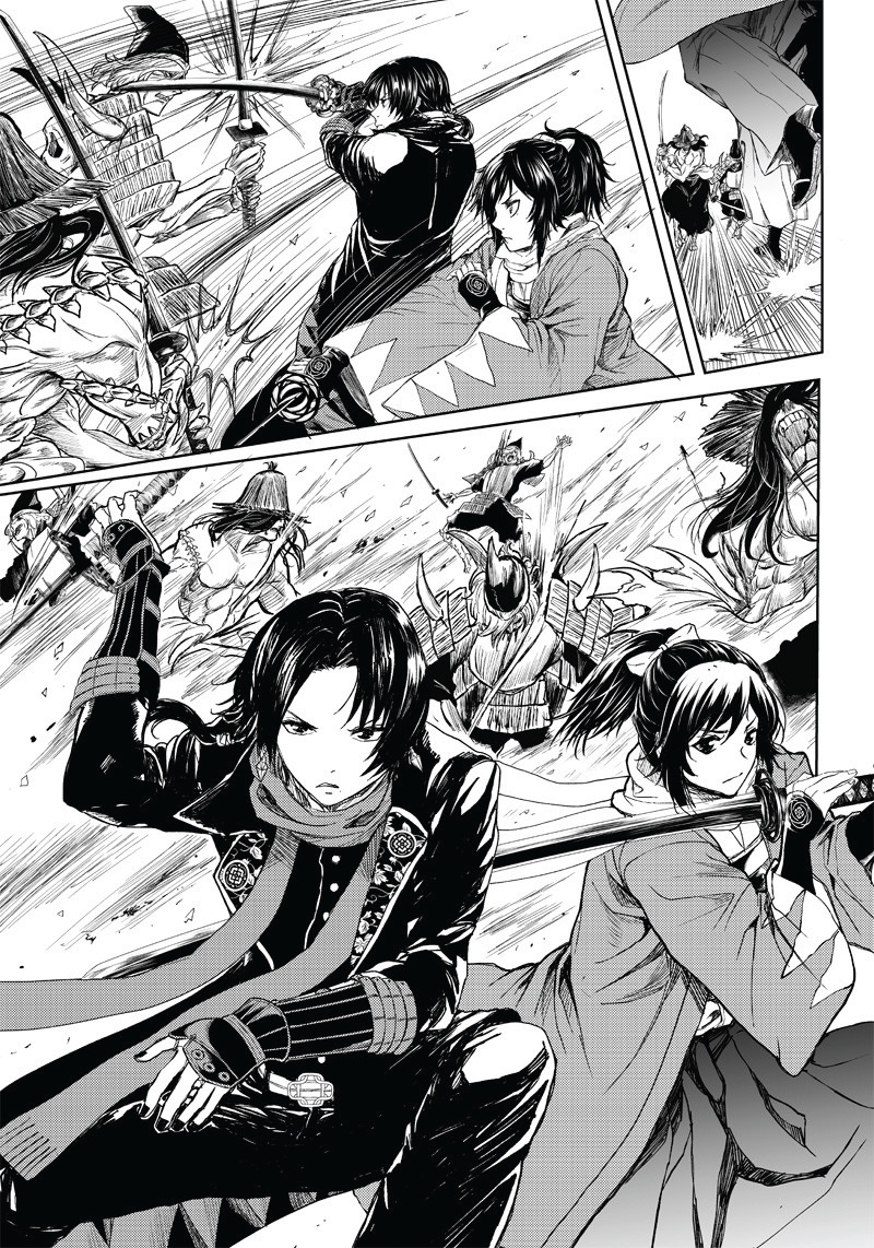 Manga Musical "touken Ranbu" Bakumatsu Tenrouden Chapter 2 #14