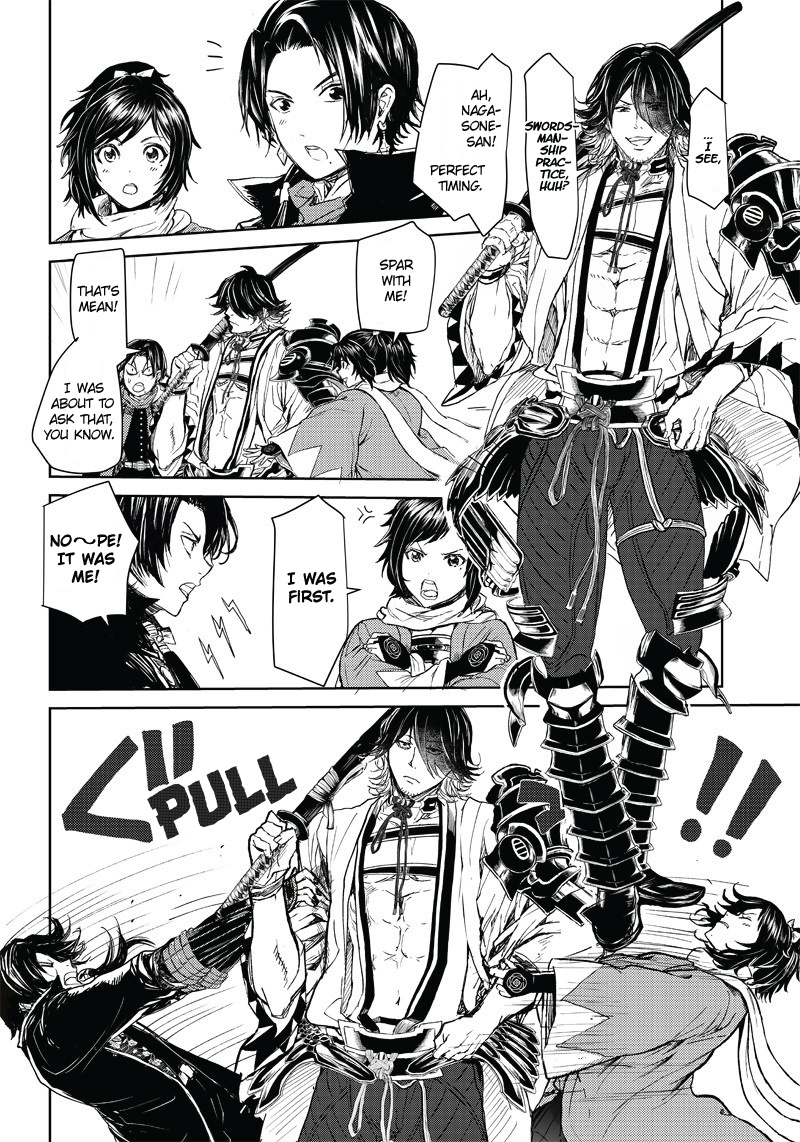 Manga Musical "touken Ranbu" Bakumatsu Tenrouden Chapter 1 #34