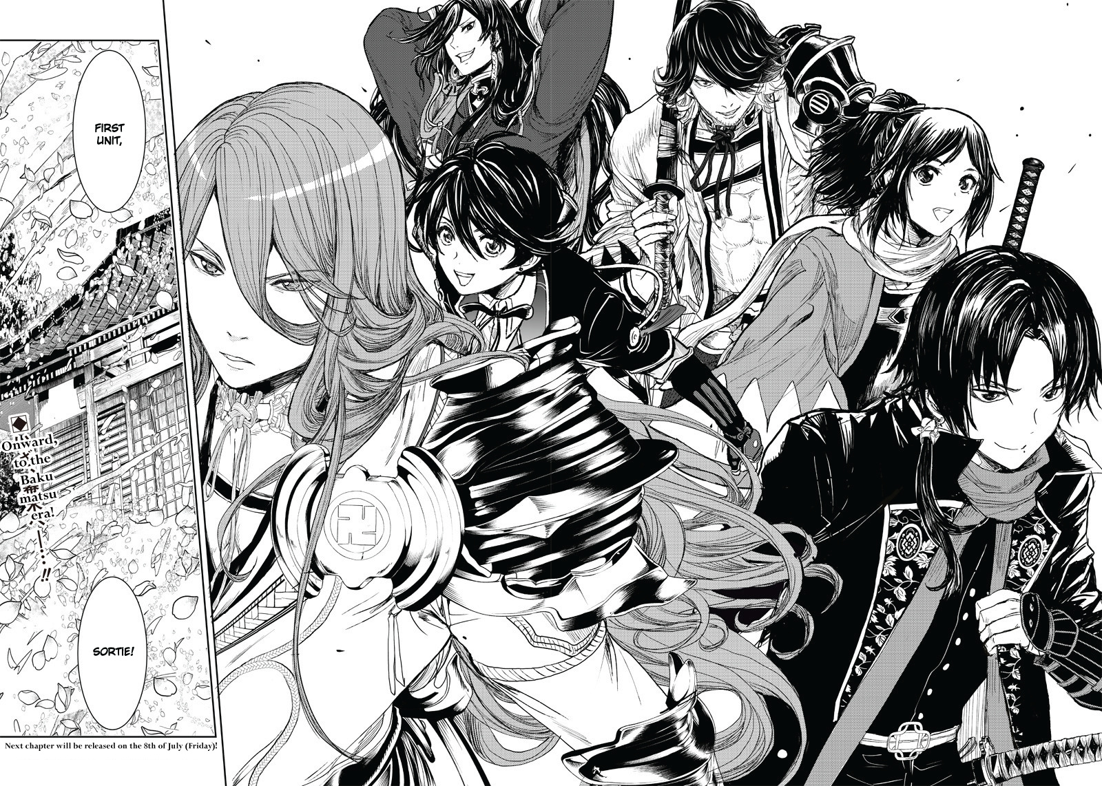 Manga Musical "touken Ranbu" Bakumatsu Tenrouden Chapter 1 #61