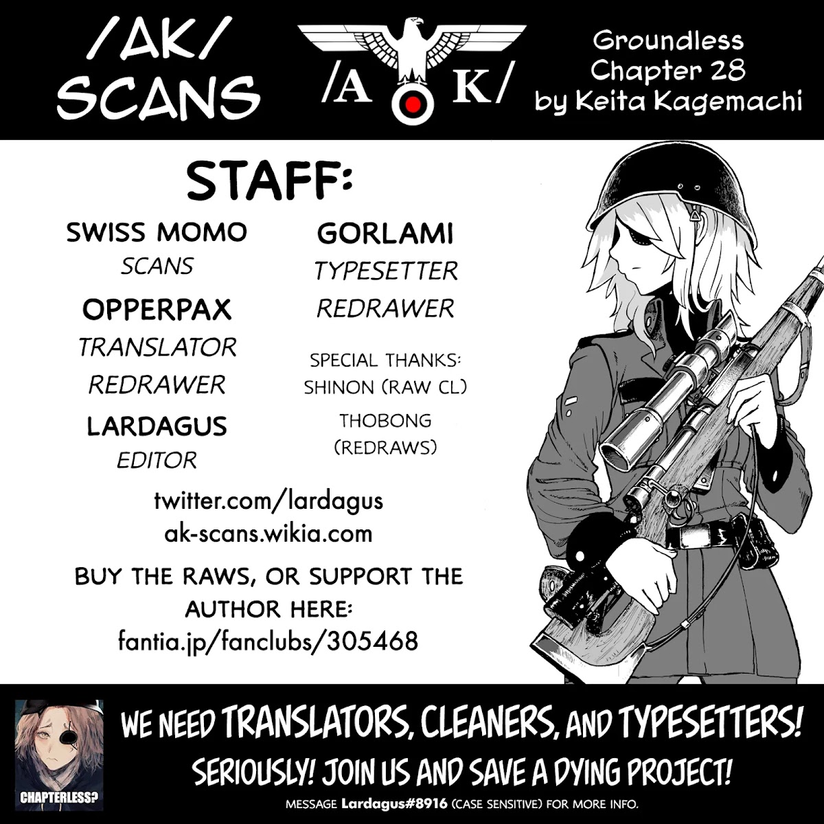 Groundless - Sekigan No Sogekihei Chapter 28 #34