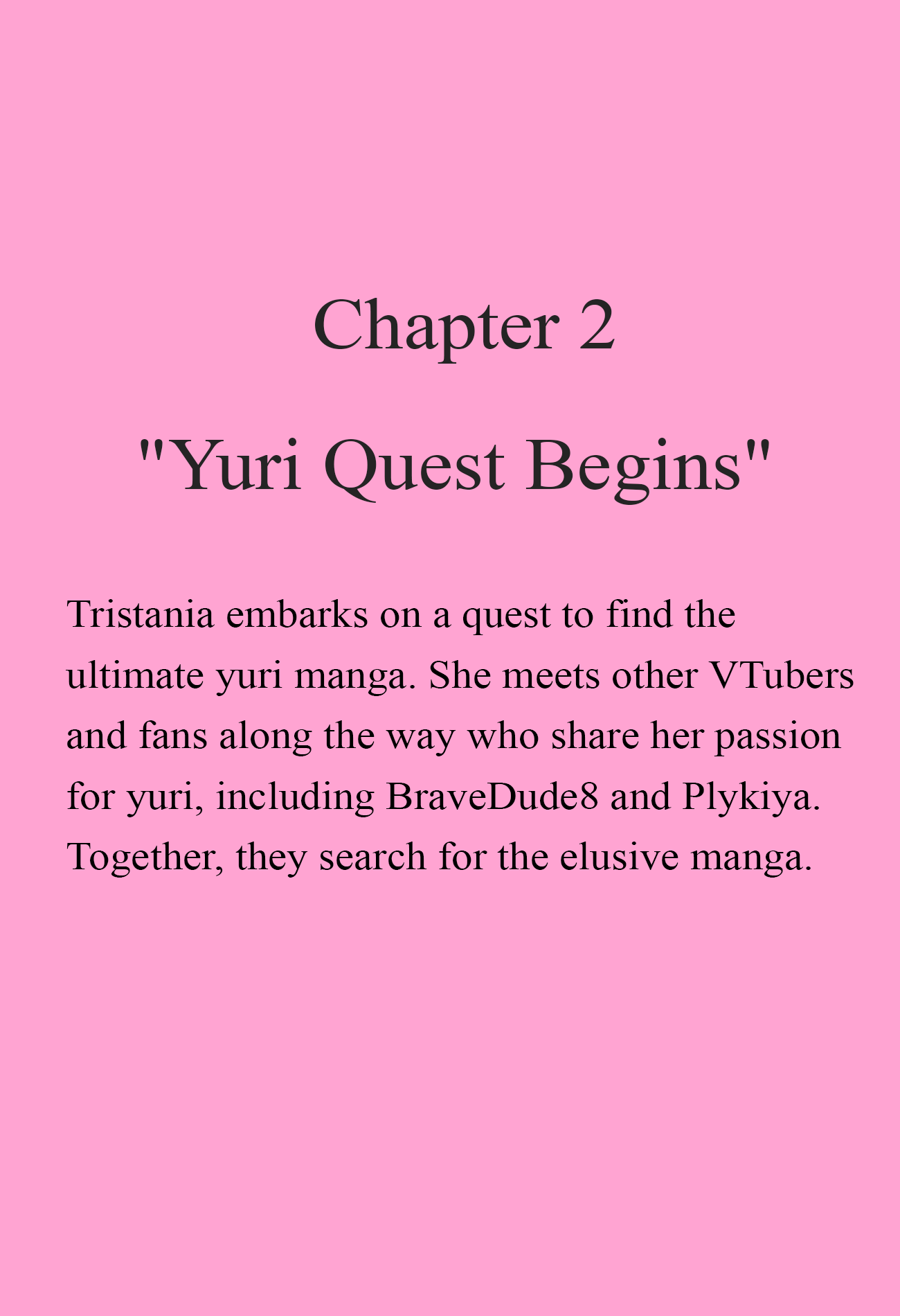 Tristan 9: Yuri Quest Chapter 2 #1