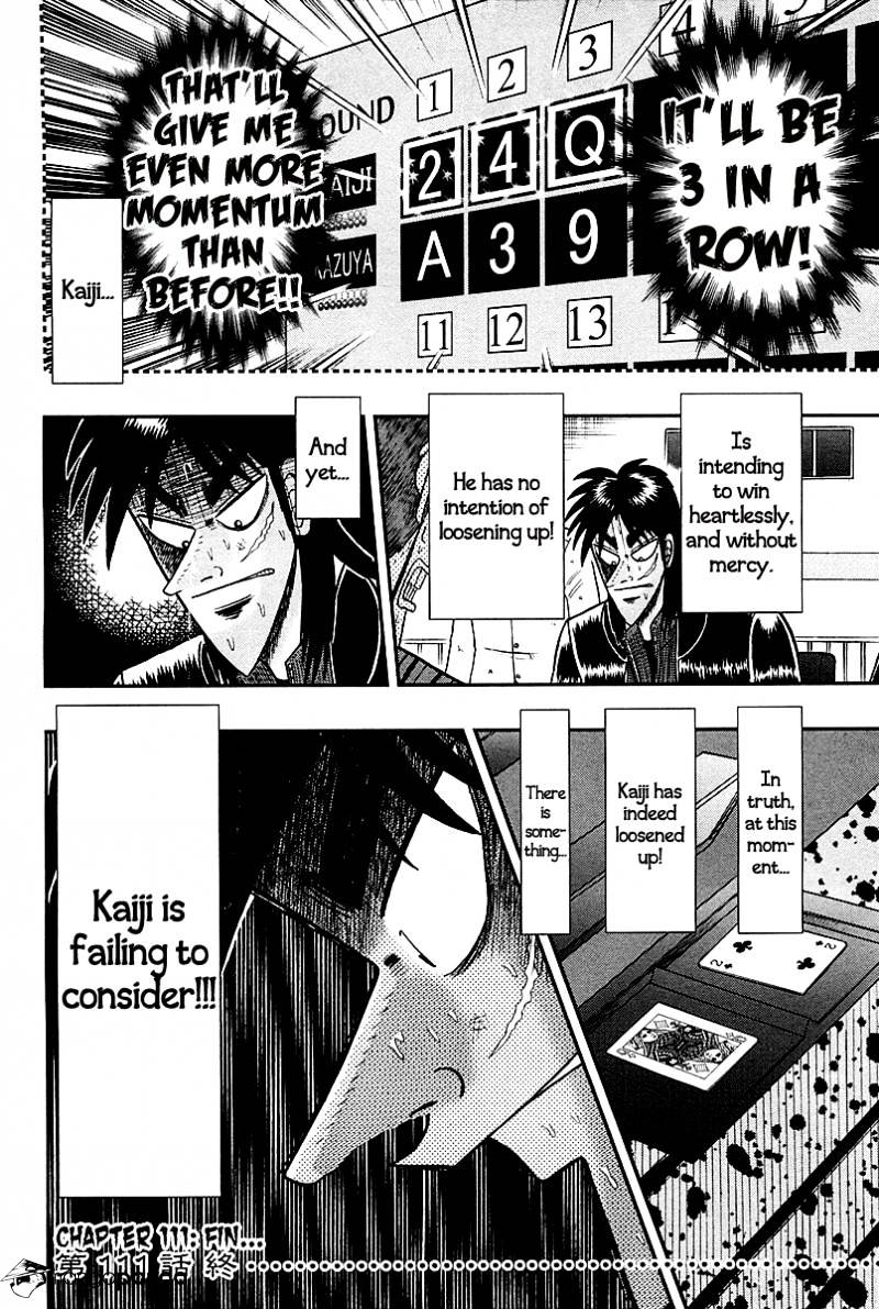 Tobaku Datenroku Kaiji: Kazuyahen Chapter 111 #26