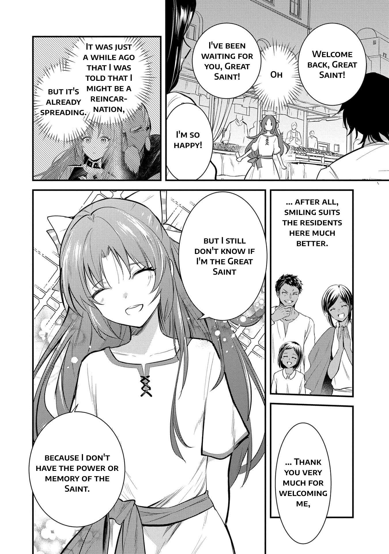 The Reincarnated Great Saint Hides That She's A Saint Chapter 27 #7