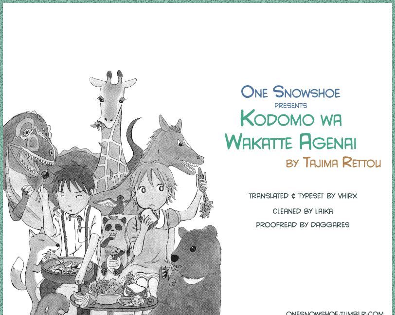 Kodomo Wa Wakatte Agenai Chapter 4 #1