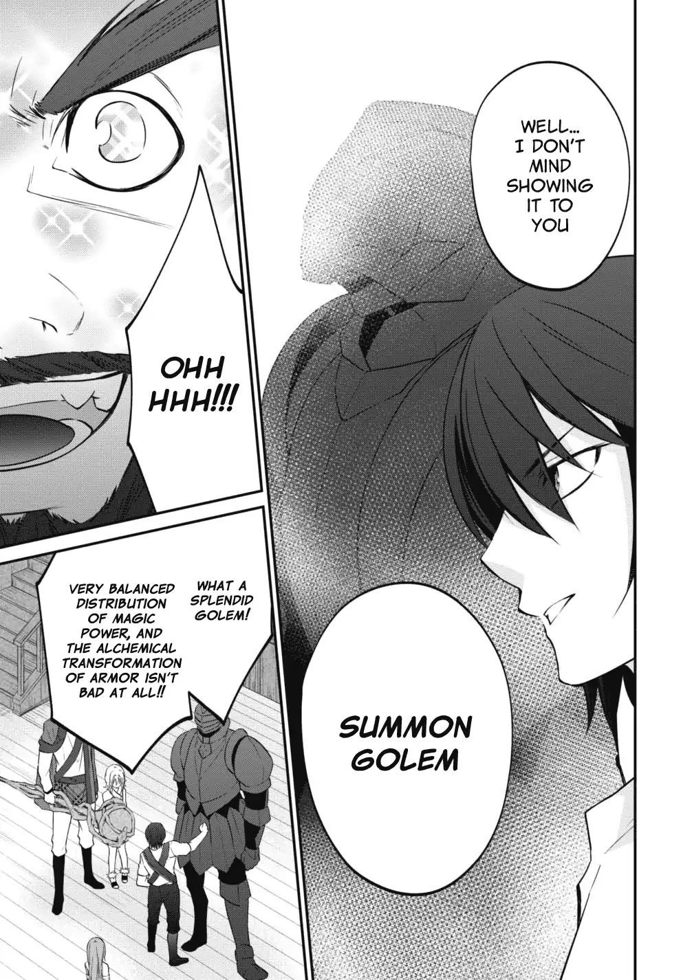 Around 40 "shachiku" Is Golem Master Chapter 9 #3