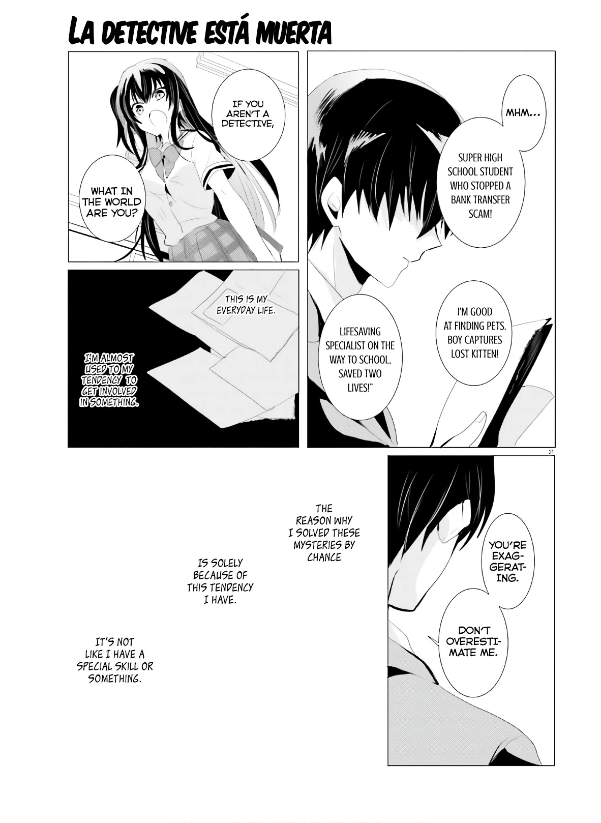 Tantei Wa Mou, Shindeiru Chapter 1 #21