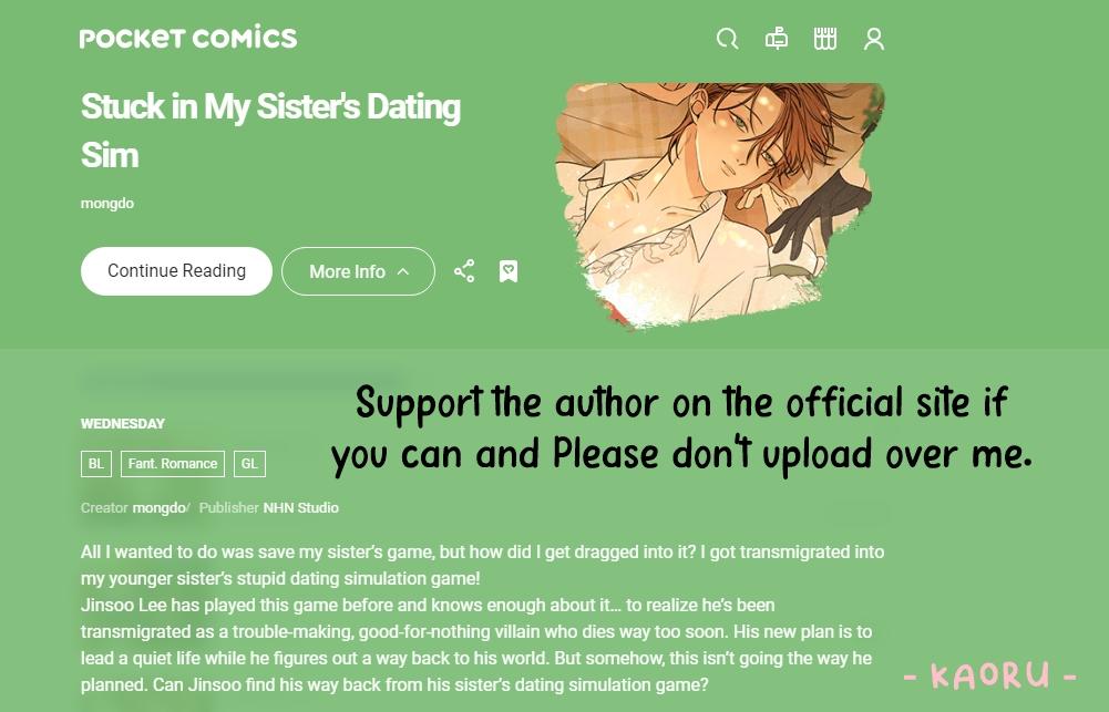 Stuck In My Sister's Dating Sim Chapter 29 #26