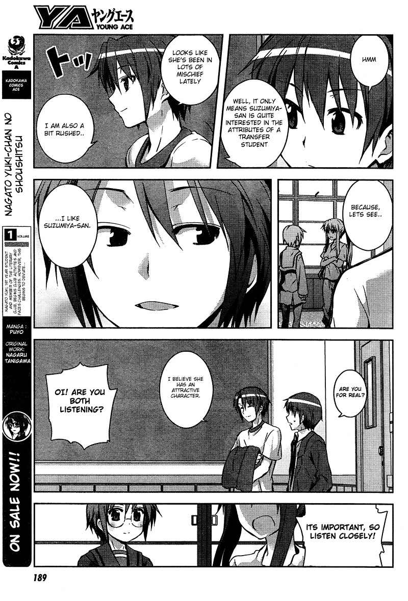 Nagato Yuki-Chan No Shoushitsu Chapter 9 #15