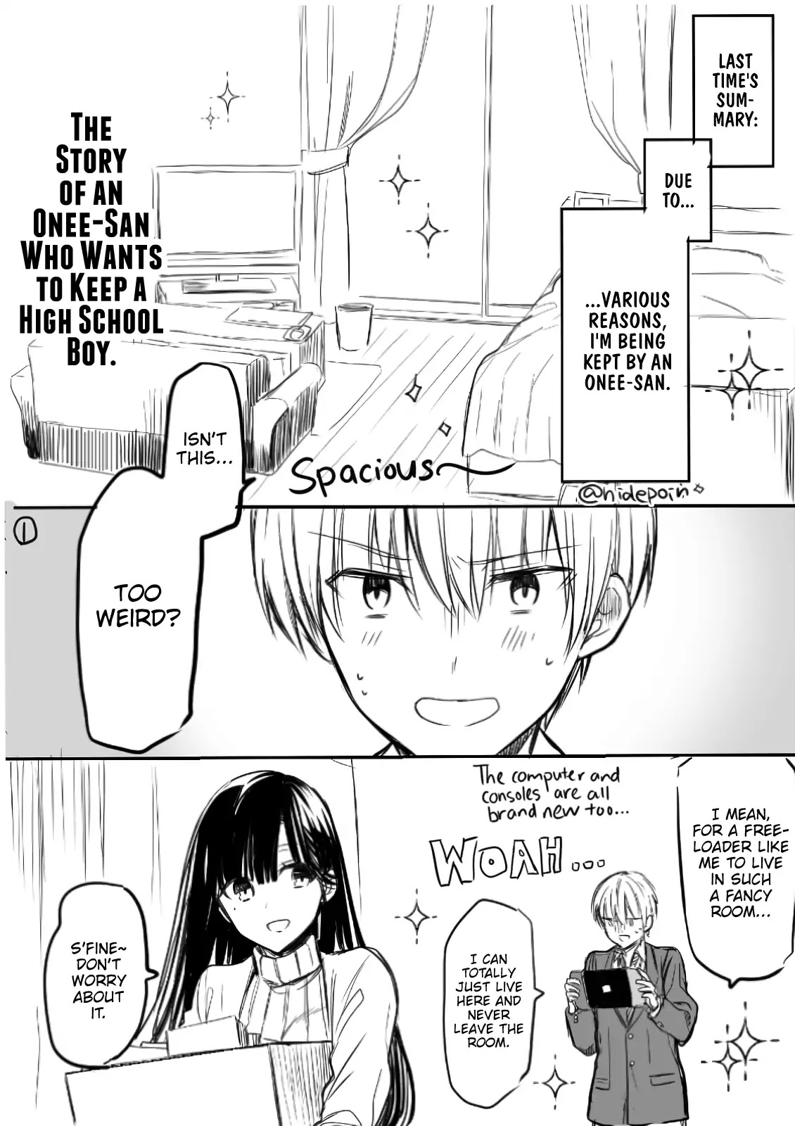 The Story Of An Onee-San Who Wants To Keep A High School Boy Chapter 2 #1