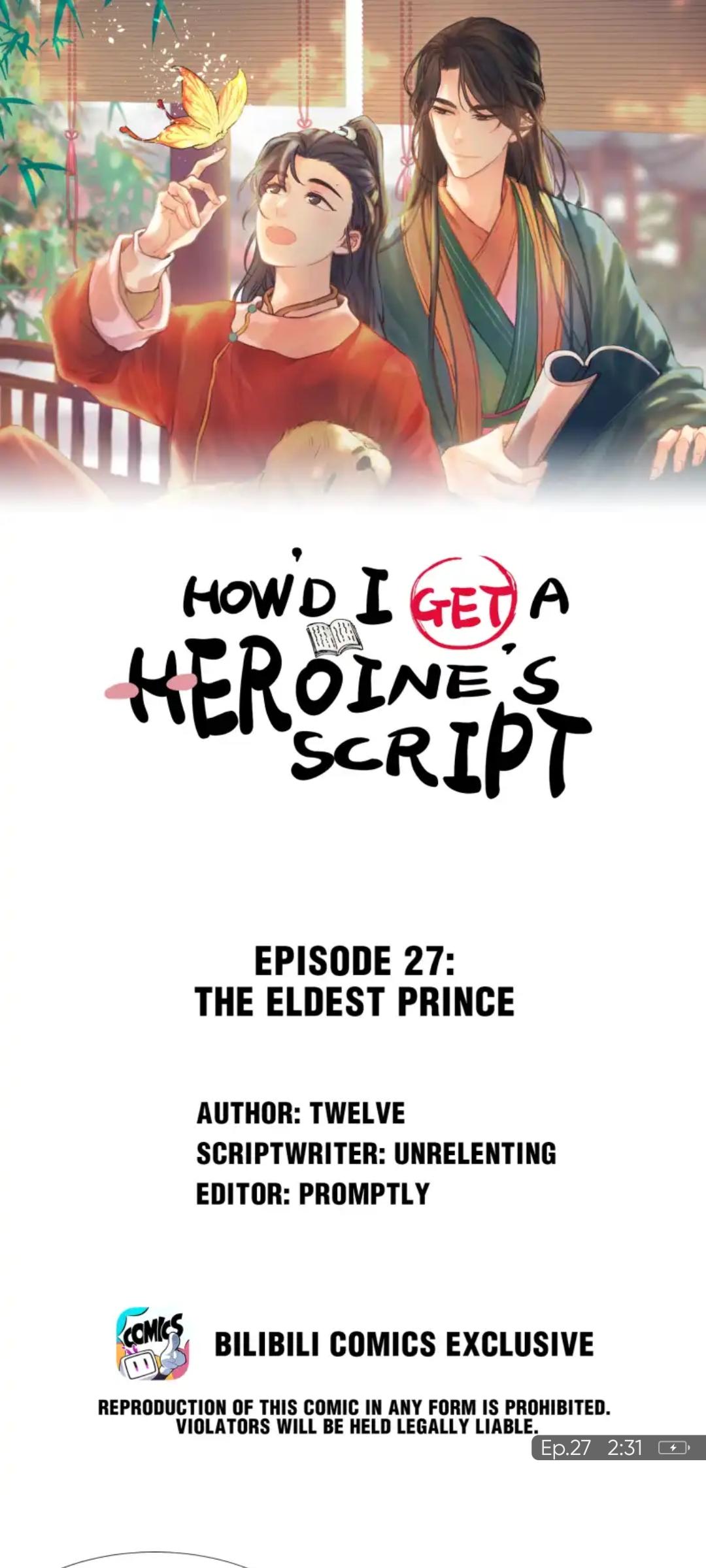 Get The Heroine’S Script Chapter 27 #2