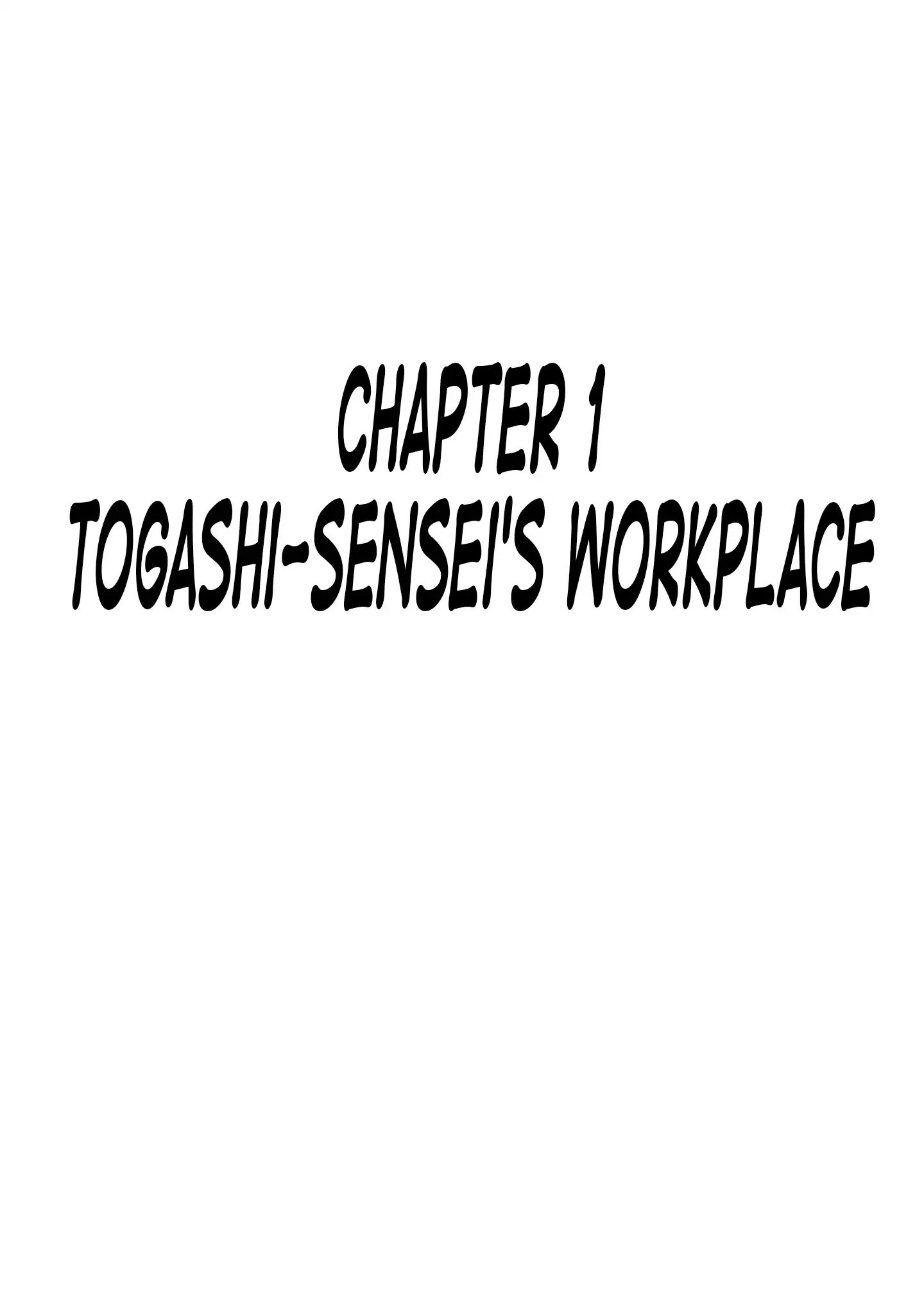 Sensei Hakusho Chapter 1 #1