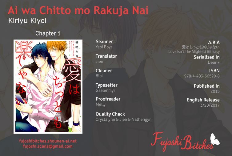 Ai Wa Chitto Mo Rakuja Nai Chapter 1 #1