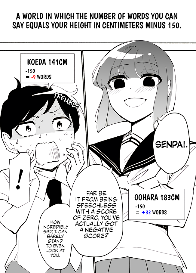 Until The Tall Kouhai (♀) And The Short Senpai (♂) Relationship Develops Into Romance Chapter 24.5 #1