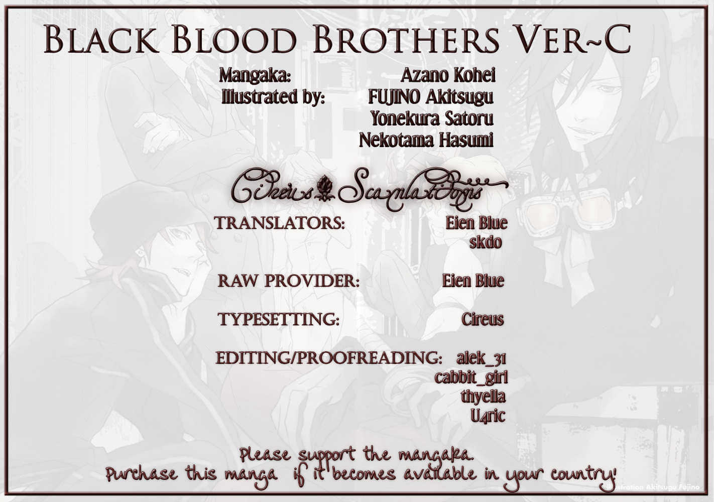 Black Blood Brothers Ver.c Chapter 2 #20