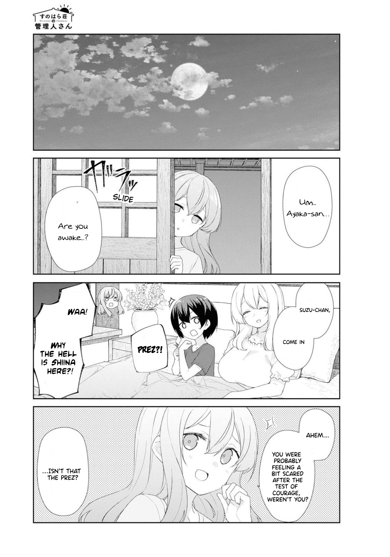 Sunoharasou No Kanrinin-San Chapter 64 #12