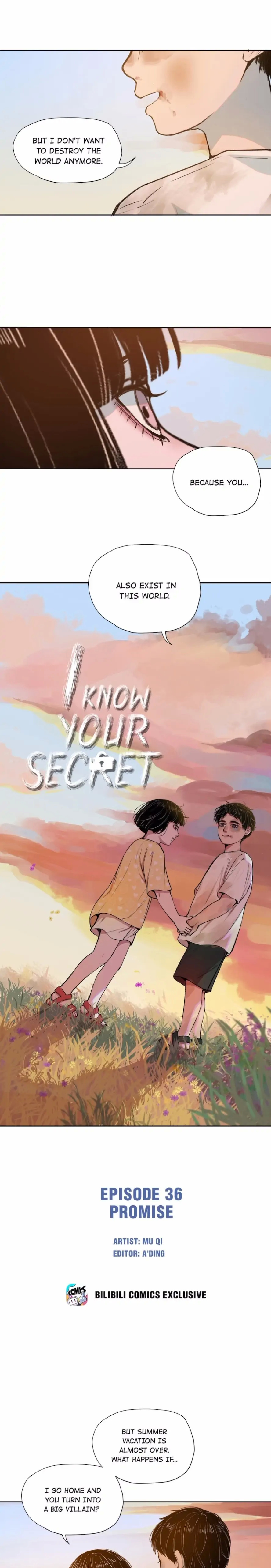 I Know Your Secret Chapter 36 #1