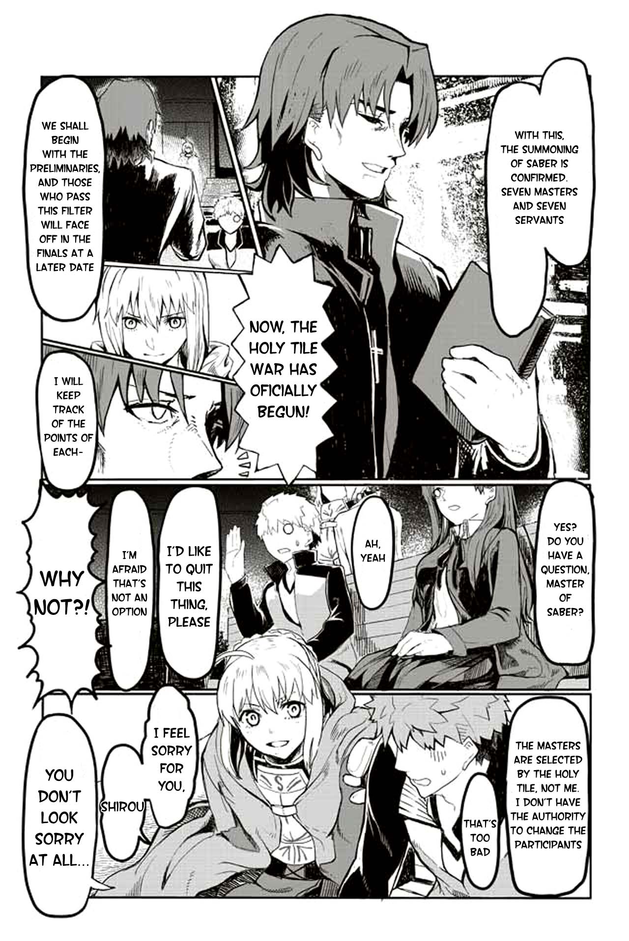 Fate/mahjong Night - Seihai Sensou Chapter 25 #1