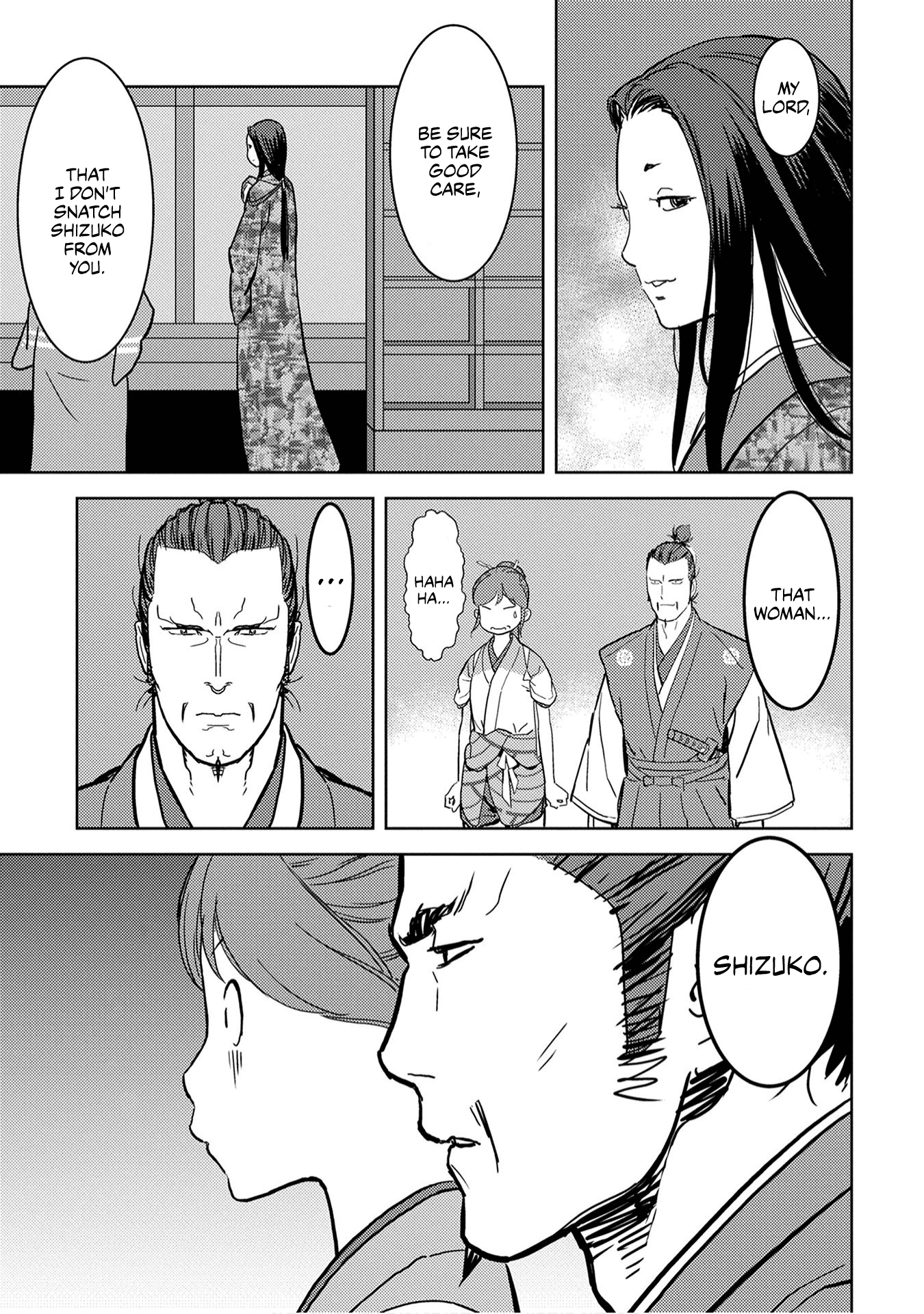 Sengoku Komachi Kuroutan: Noukou Giga Chapter 15 #28