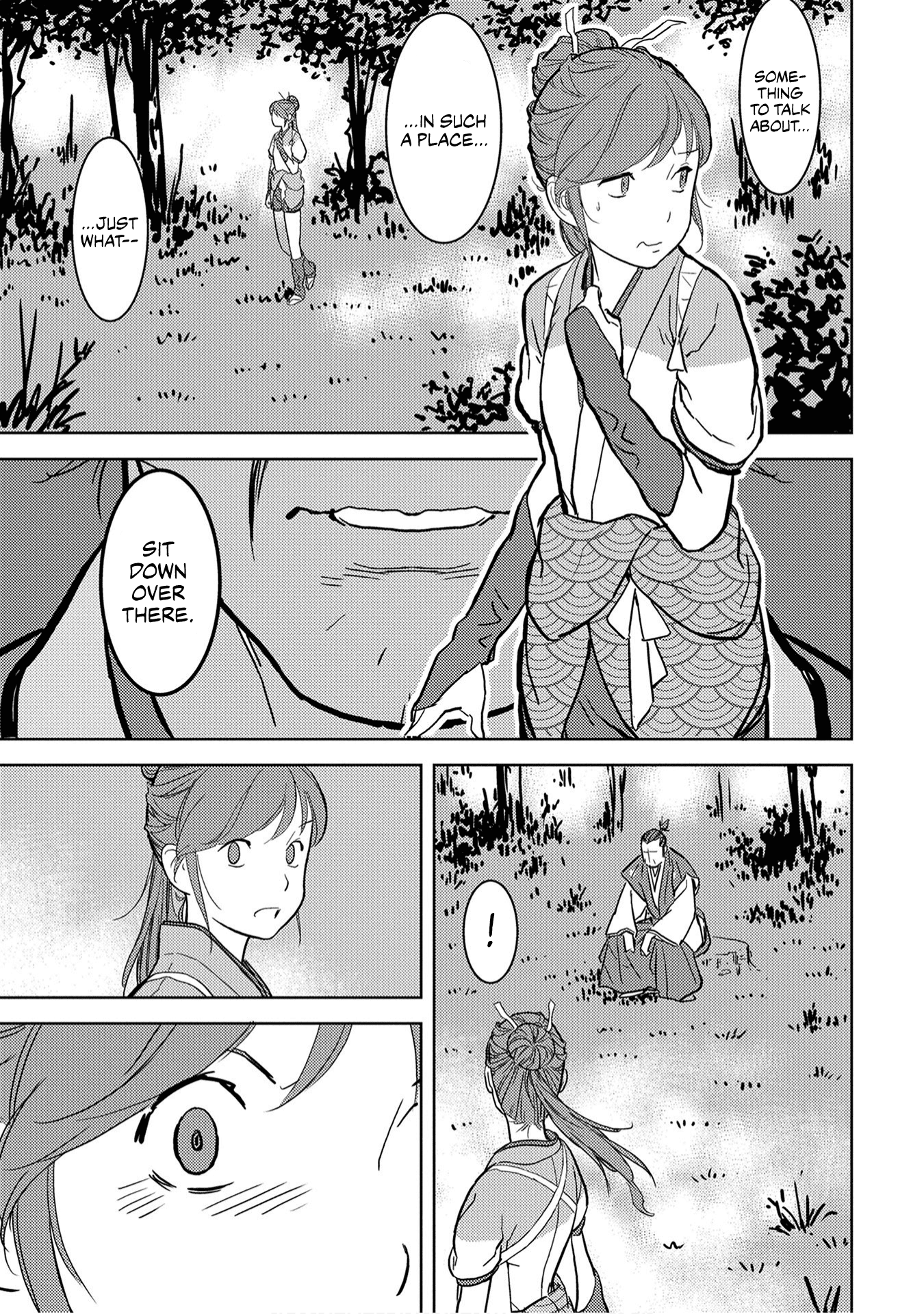 Sengoku Komachi Kuroutan: Noukou Giga Chapter 15 #34