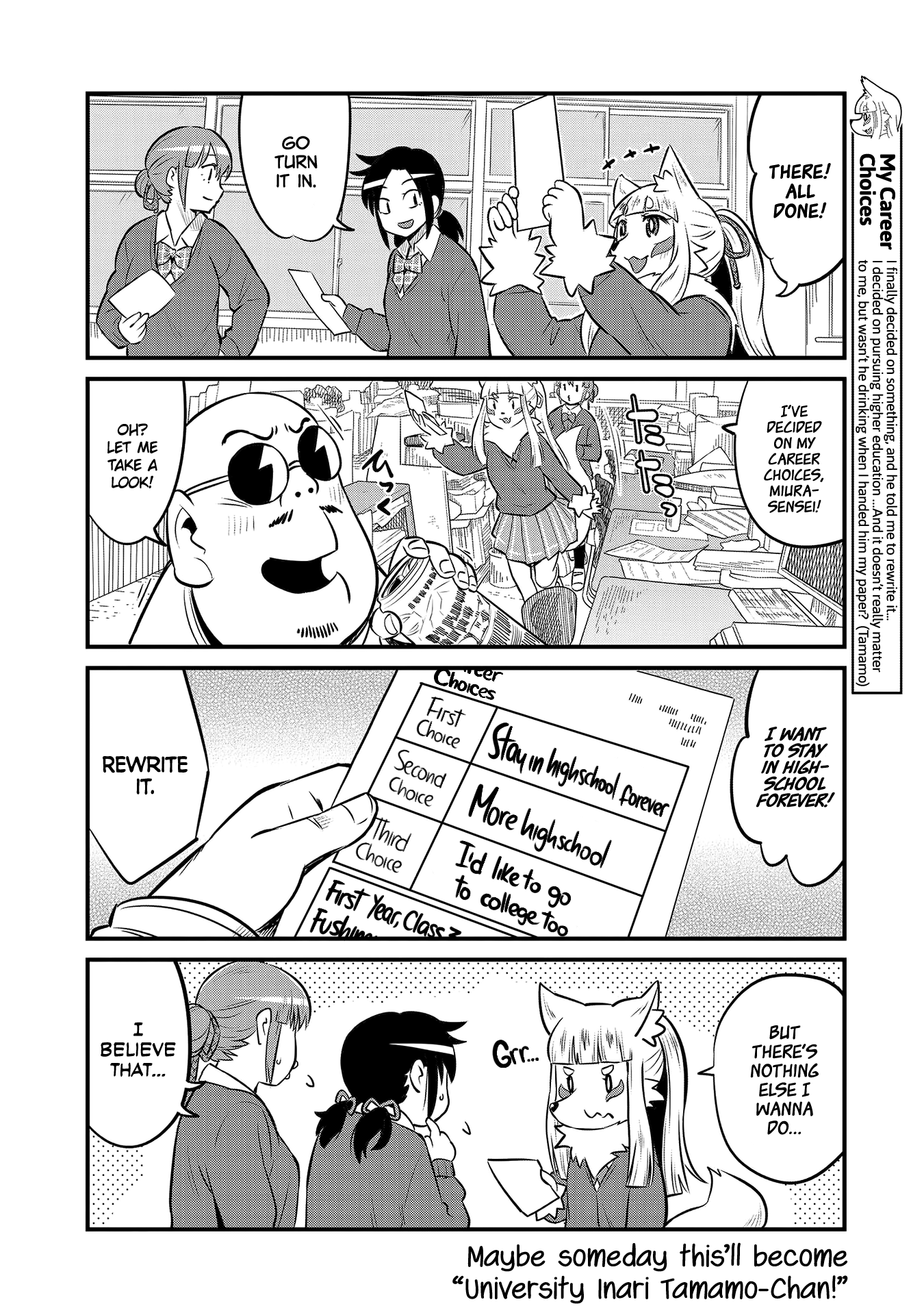 High School Inari Tamamo-Chan! Chapter 60 #8