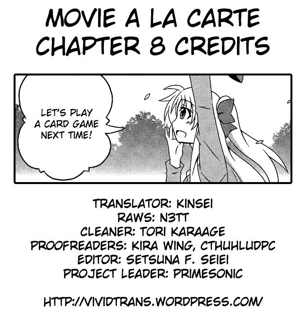 Mahou Shoujo Lyrical Nanoha: The Movie Comic A La Carte Chapter 8 #9