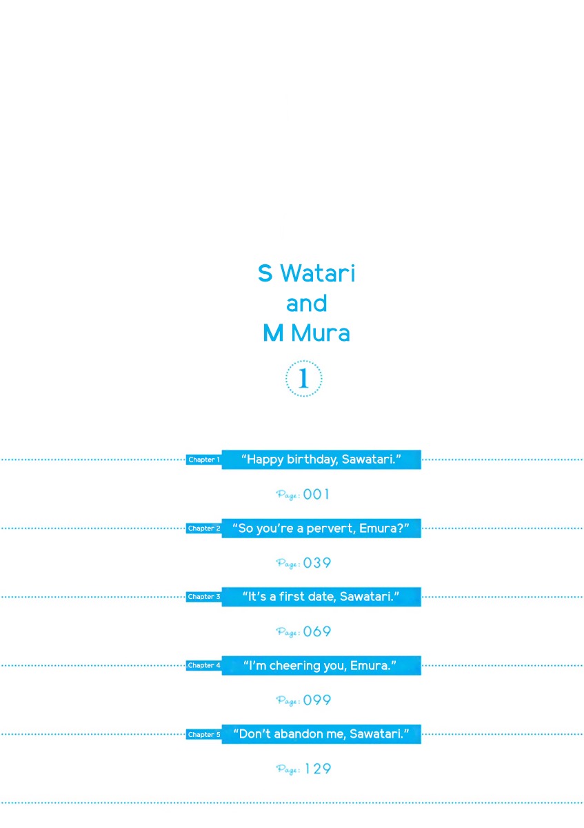 S Watari-San To M Mura-Kun Chapter 1 #6