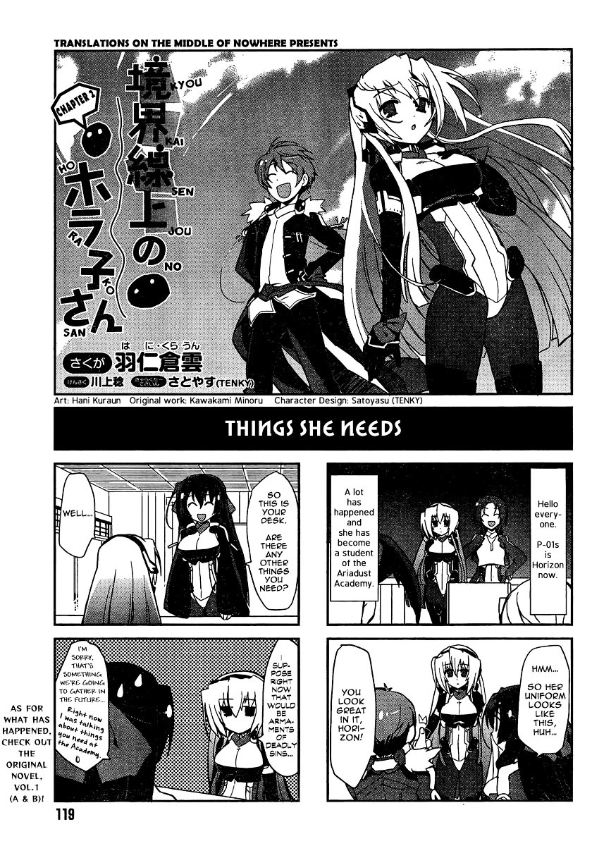 Kyoukaisenjou No Horako-San Chapter 2 #1