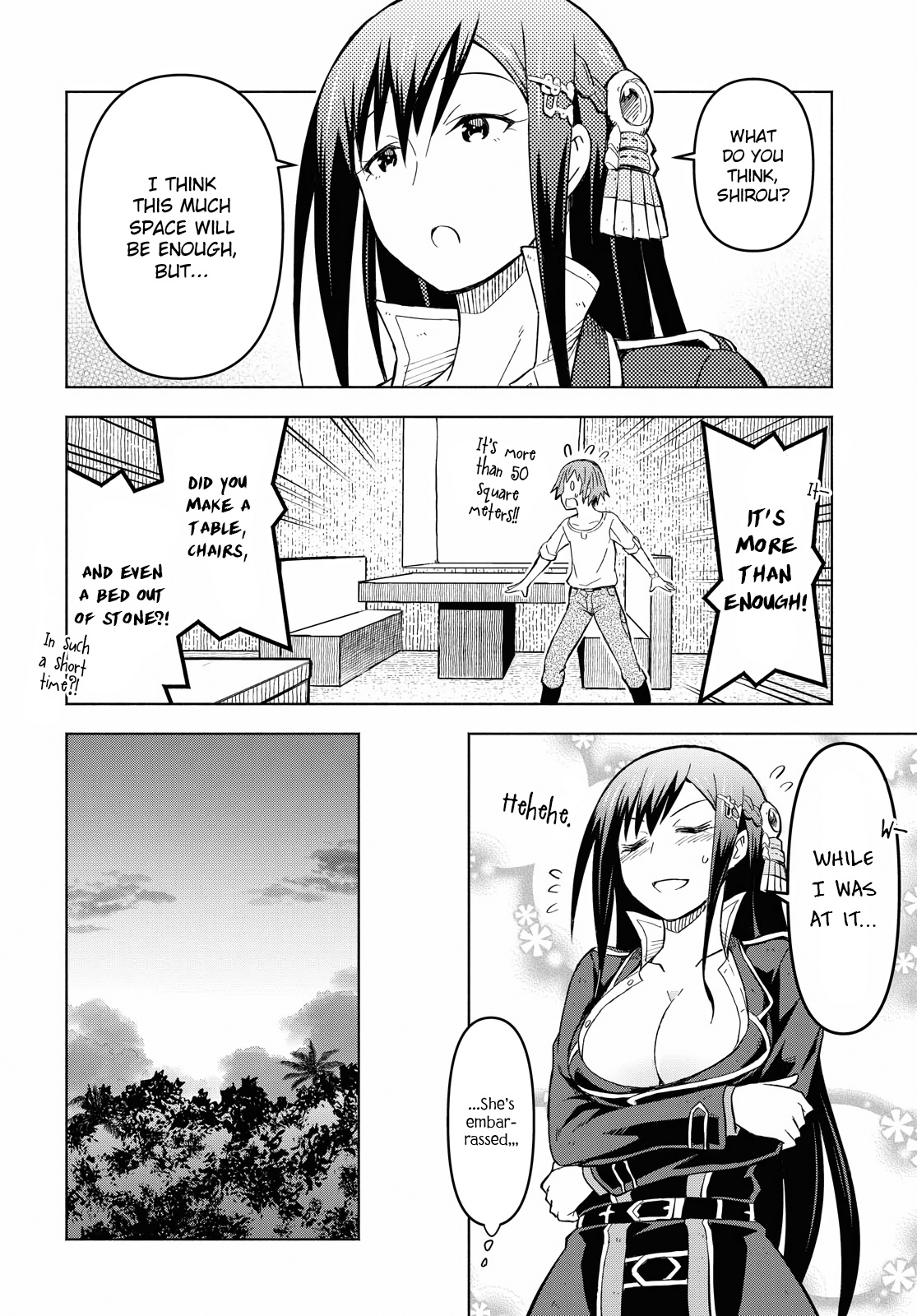 Dungeon Tou De Yadoya Wo Yarou! Souzou Mahou Wo Moratta Ore No Hosoude Hanjouki Chapter 4 #28