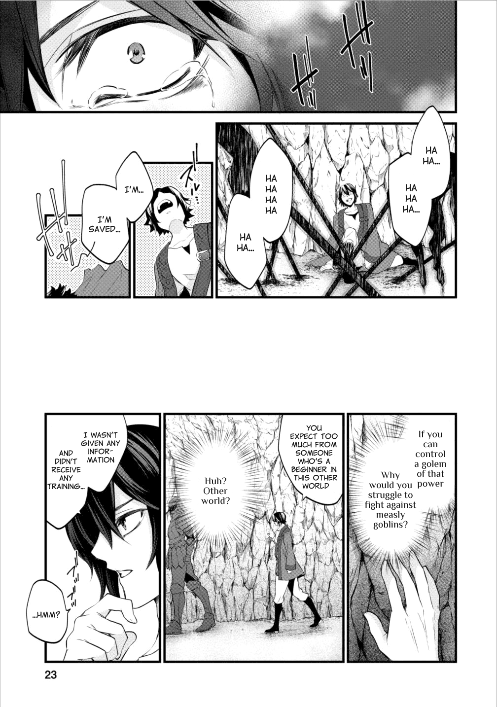 Arafoo Shachiku No Golem Master Chapter 1 #22