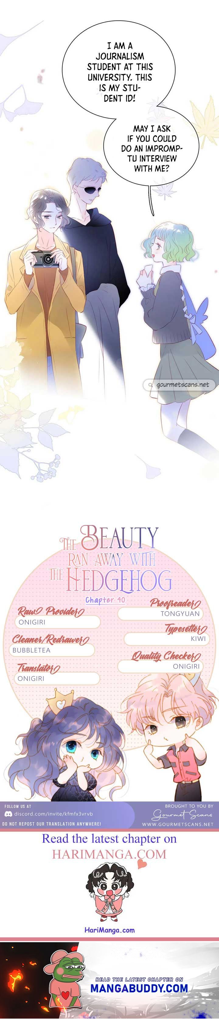 The Beauty Ran Away With The Hedgehog Chapter 40 #21