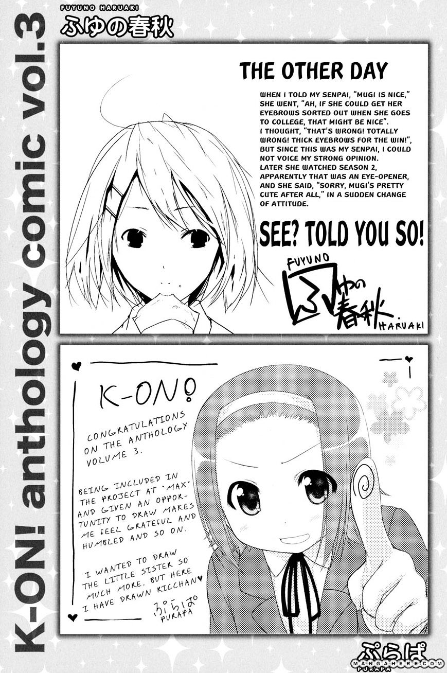 K-On! Anthology Comic Chapter 3.99 #12