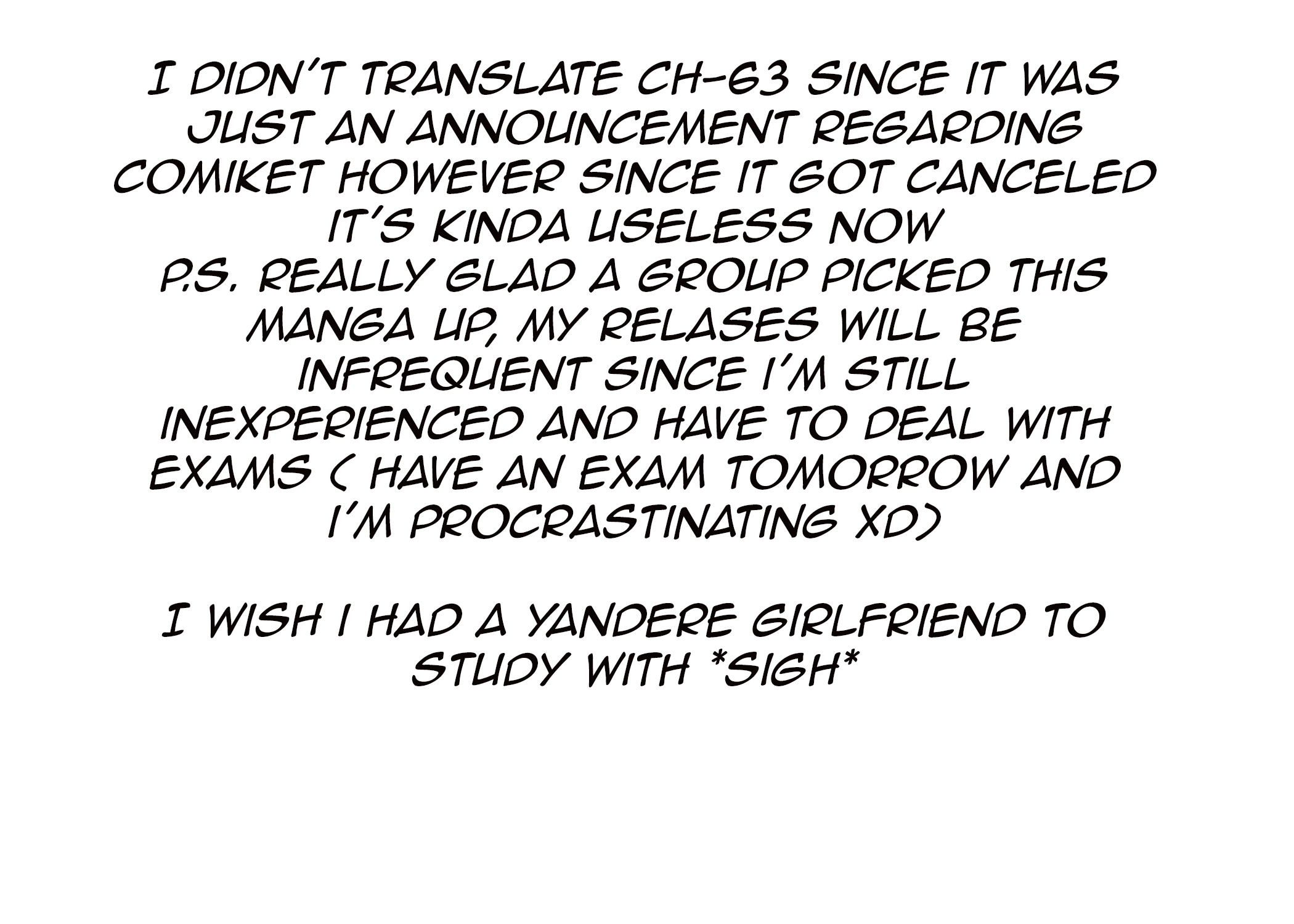 A Story About Wanting To Commit Suicide, But It's Scary So I Find A Yandere Girl To Kill Me, But It Doesn't Work Chapter 64 #4